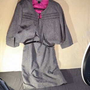Jessica Howard Gray Women's Jacket & dress set size 12